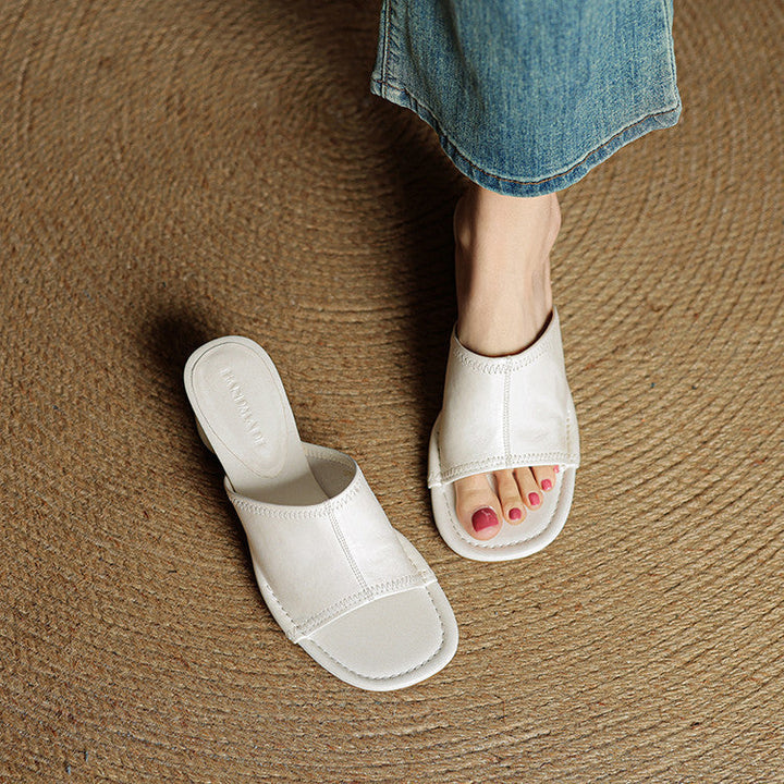 Amira | Genuine Leather Mules