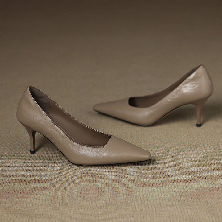 Zala | Genuine Leather Heels