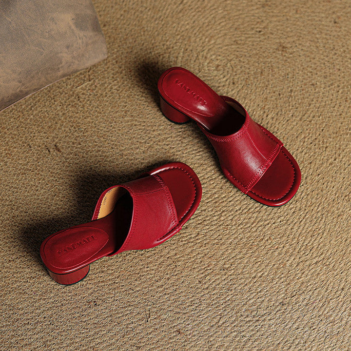 Amira | Genuine Leather Mules