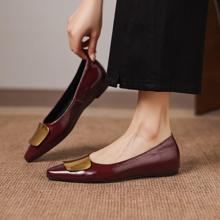 Lorea | Genuine Leather Flats
