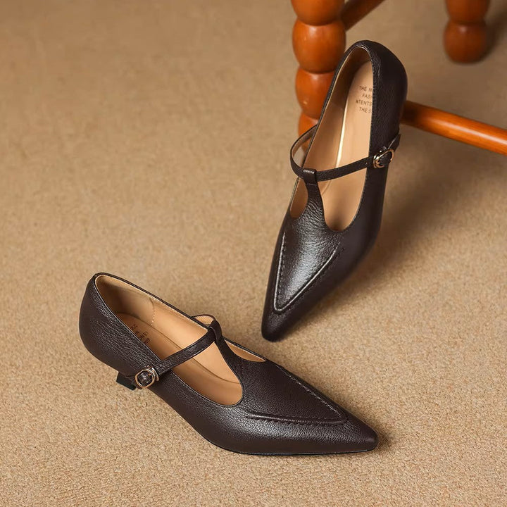 Tirea | Genuine Leather Heels