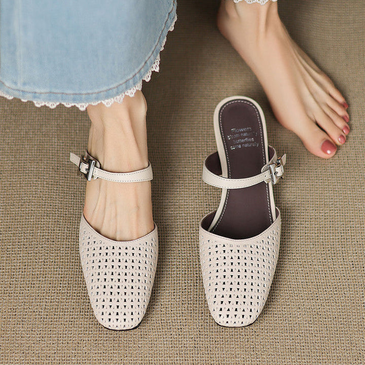 Nilda | Genuine Leather Mules