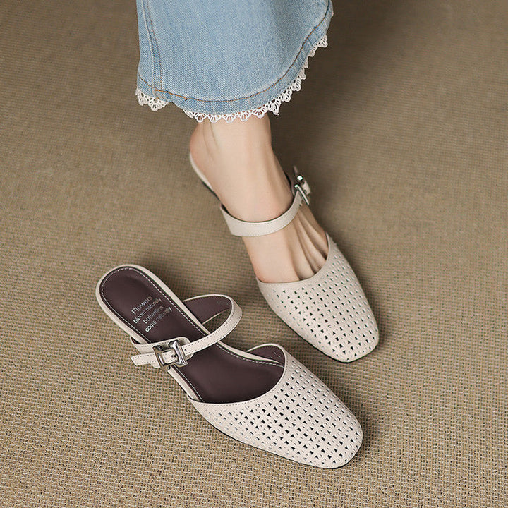 Nilda | Genuine Leather Mules