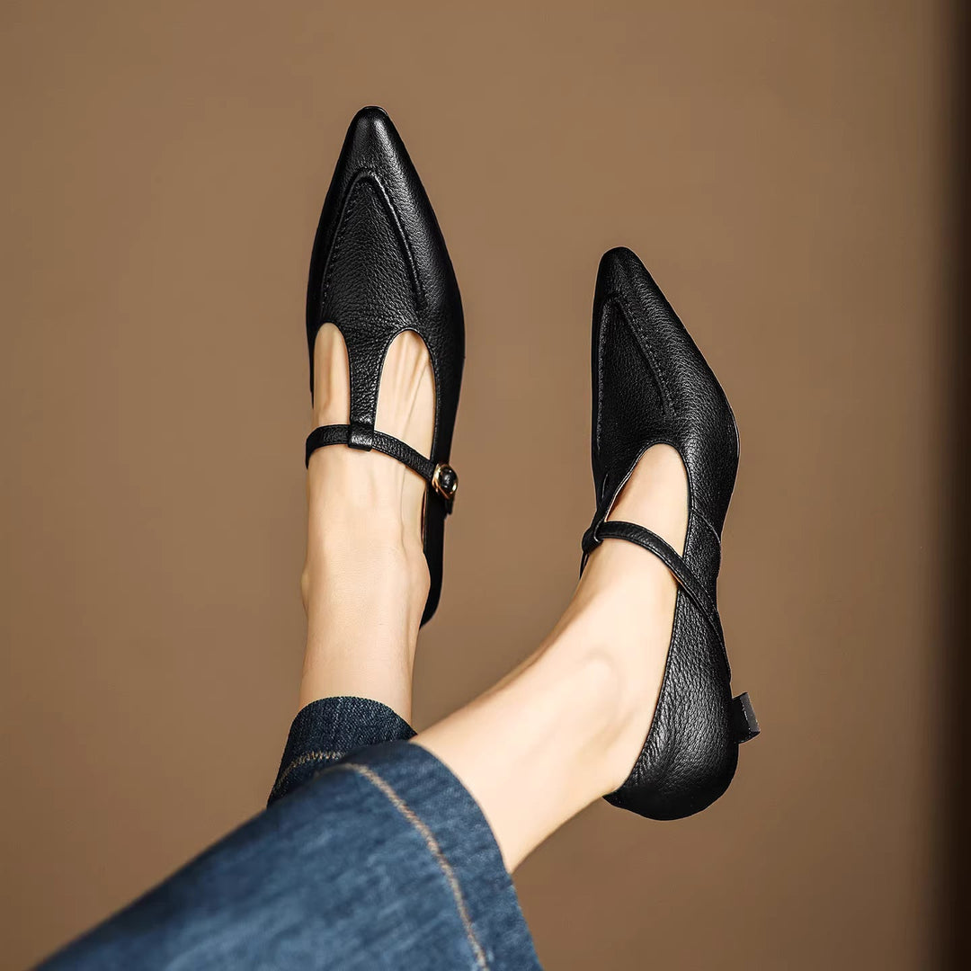 Tirea | Genuine Leather Heels