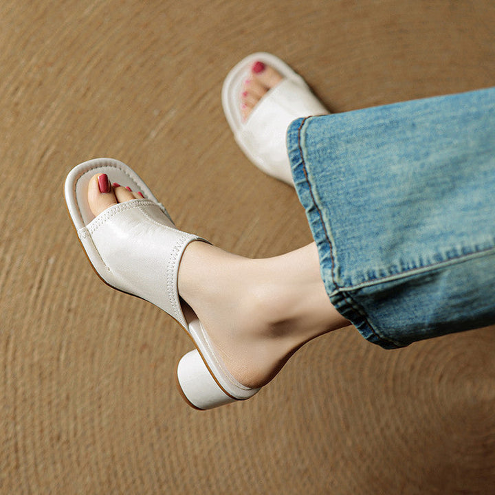 Amira | Genuine Leather Mules