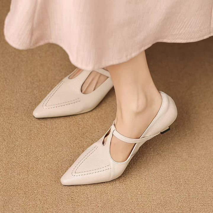 Tirea | Genuine Leather Heels