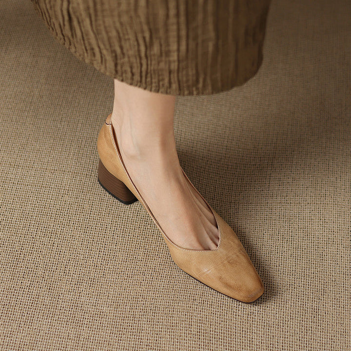 Zila | Genuine Leather Heels