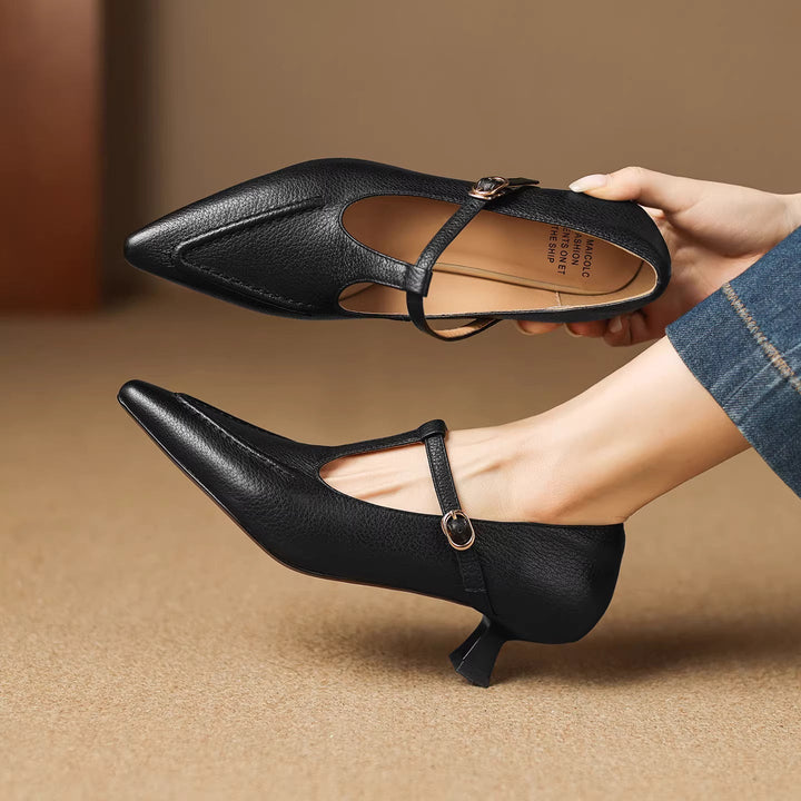 Tirea | Genuine Leather Heels
