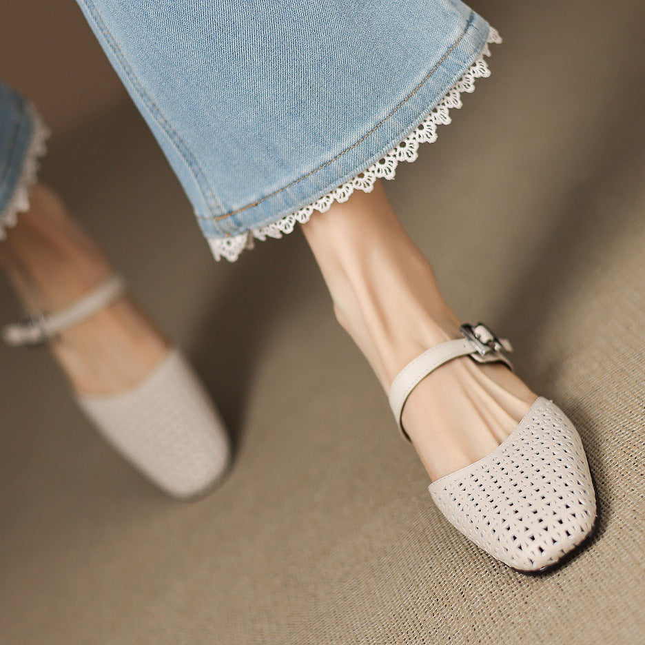 Nilda | Genuine Leather Mules