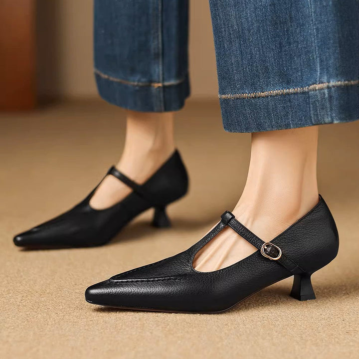 Tirea | Genuine Leather Heels