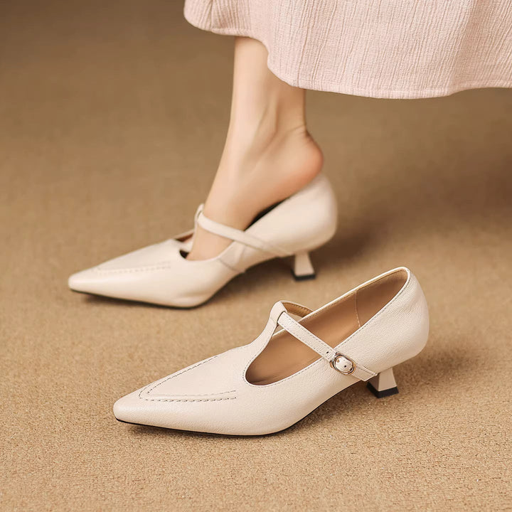 Tirea | Genuine Leather Heels