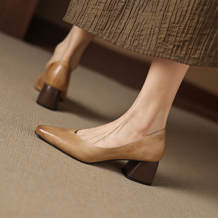 Zila | Genuine Leather Heels
