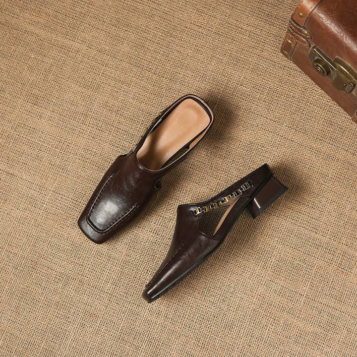 Vyla | Genuine Leather Mules