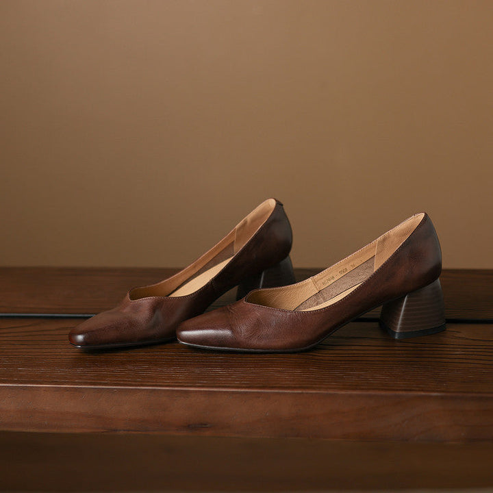 Zila | Genuine Leather Heels
