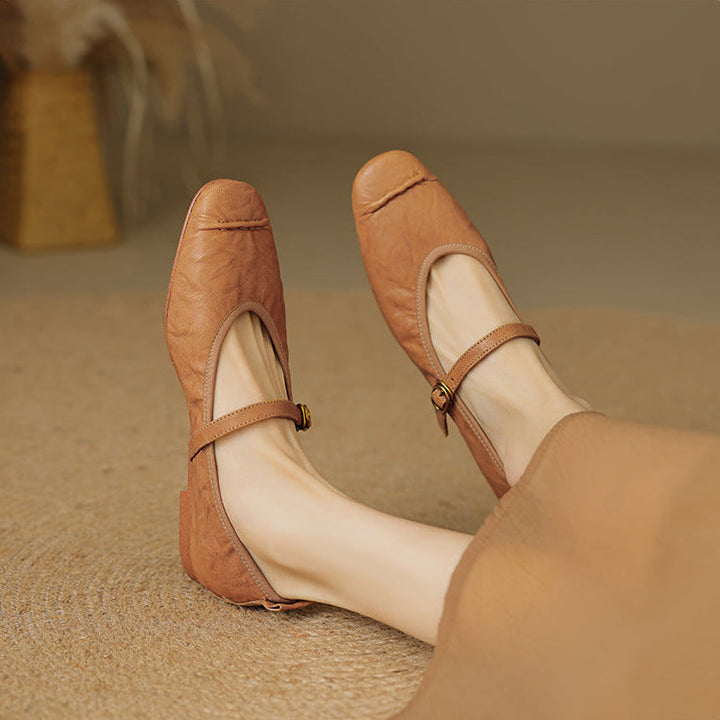 Wani | Leather Flats
