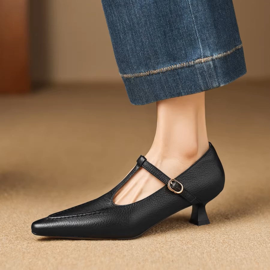 Tirea | Genuine Leather Heels
