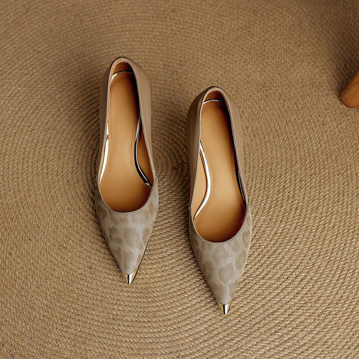 Clair | Genuine Leather Heels