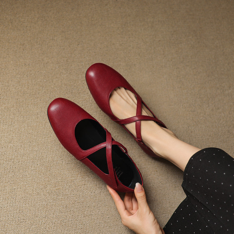 Zeor | Genuine Leather Flats
