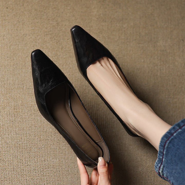 Zala | Genuine Leather Heels