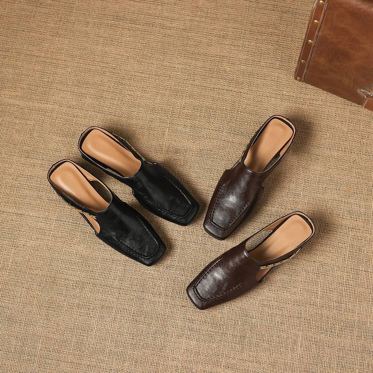 Vyla | Genuine Leather Mules