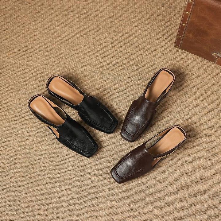 Vyla | Genuine Leather Mules