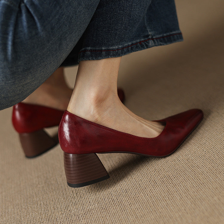 Zila | Genuine Leather Heels