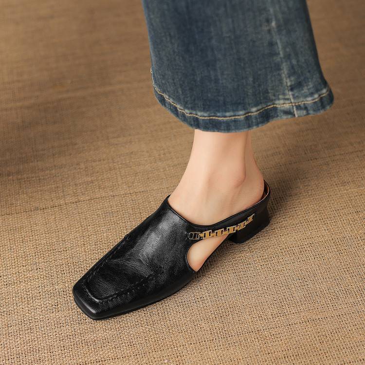 Vyla | Genuine Leather Mules