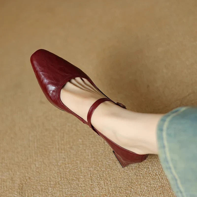 Bella | Genuine Leather Heels