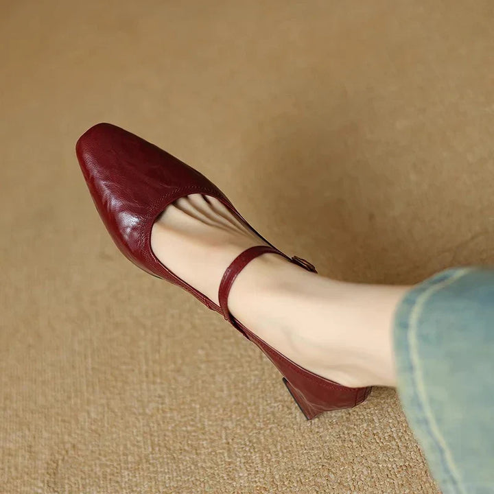 Bella | Genuine Leather Heels