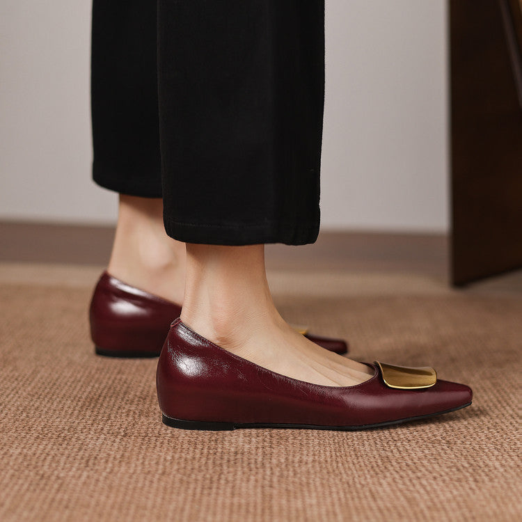 Lorea | Genuine Leather Flats