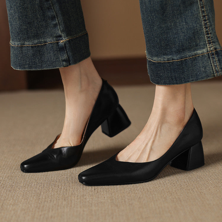 Zila | Genuine Leather Heels
