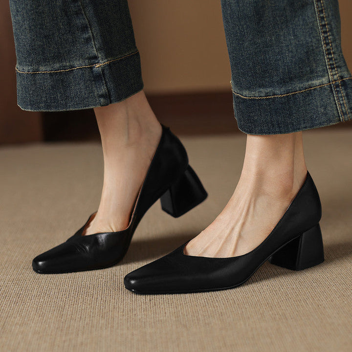 Zila | Genuine Leather Heels