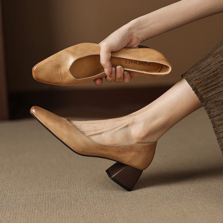 Zila | Genuine Leather Heels