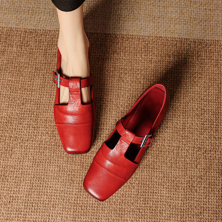 Veyra | Genuine Leather Heels