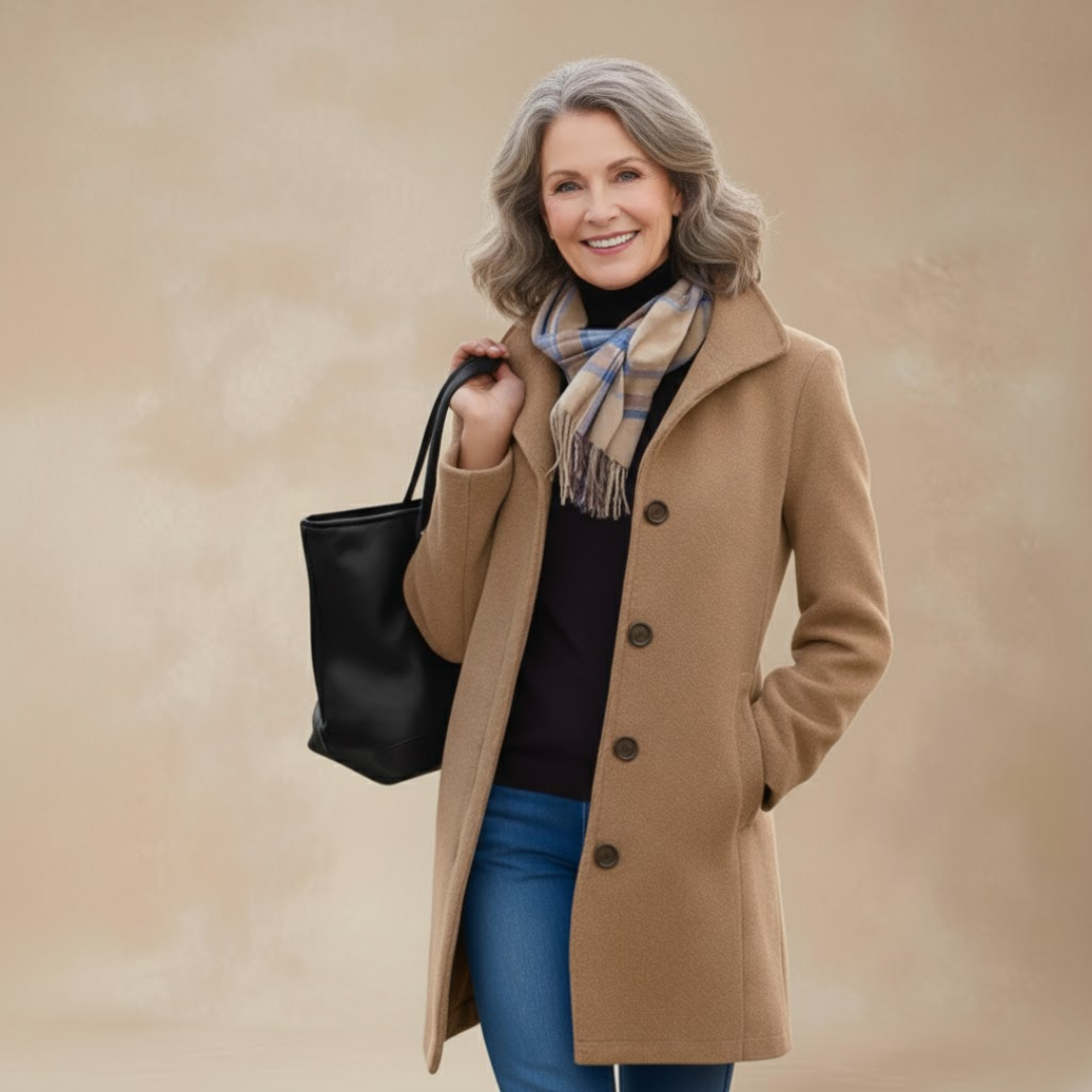 Elmsworth Flattering Longline Coat - Sleek Tailoring for a Chic, Elongated Silhouette