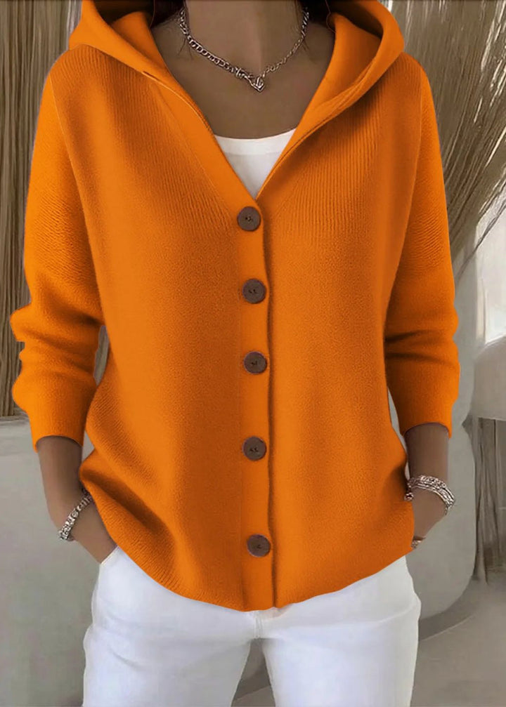 Avora | Elegant Hooded Cardigan