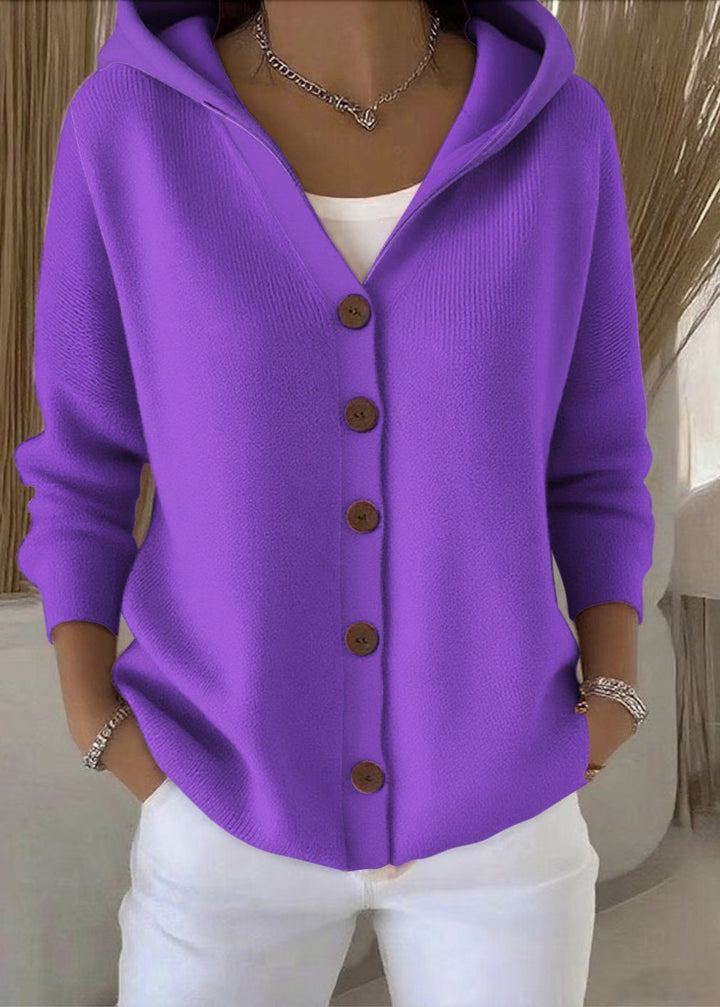 Avora | Elegant Hooded Cardigan