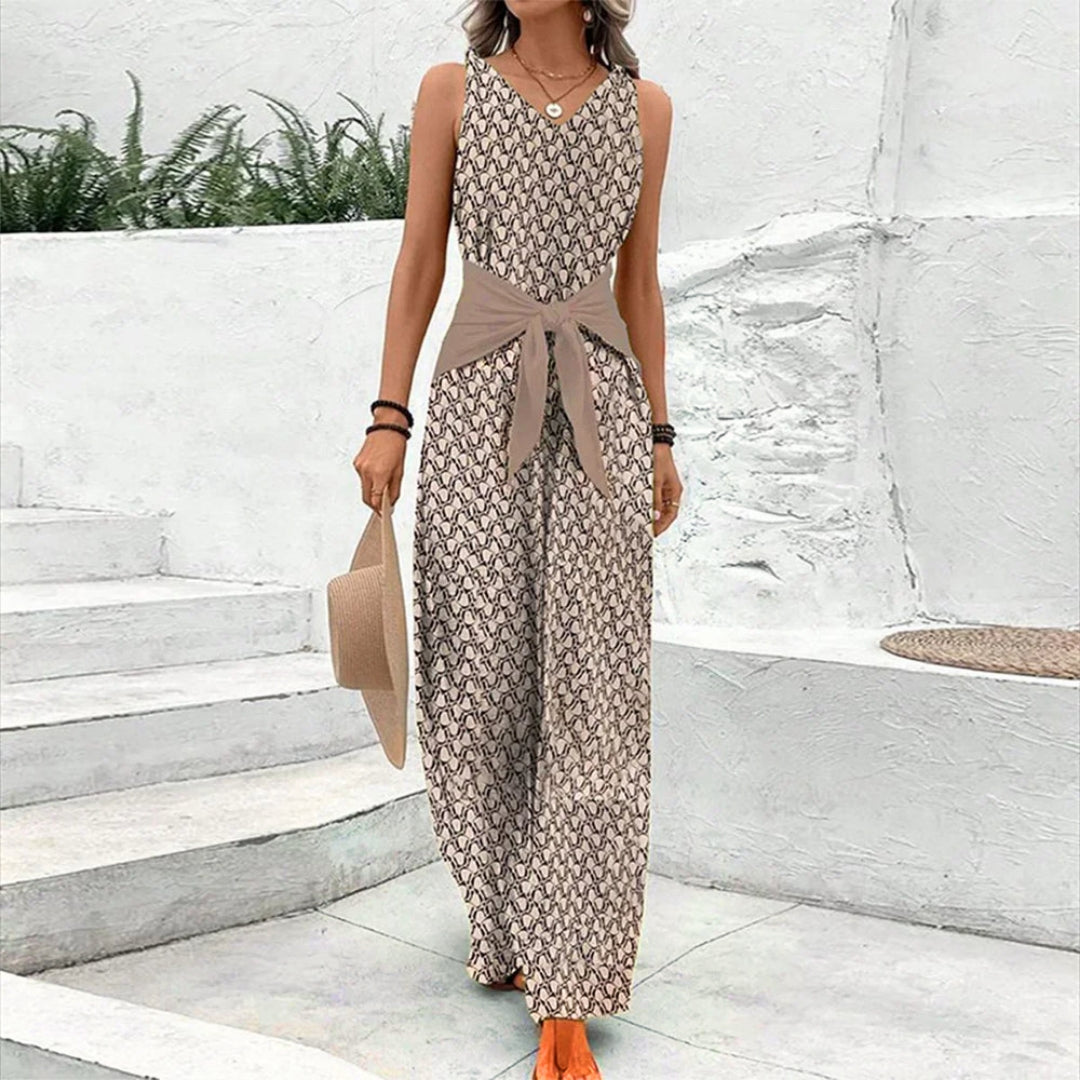 Viviette - Effortless Wide-Leg Jumpsuit