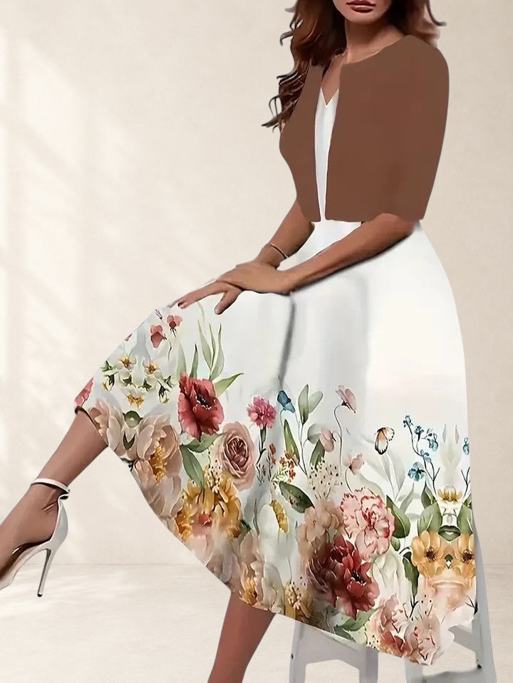 Chantal | Elegant Midi Dress