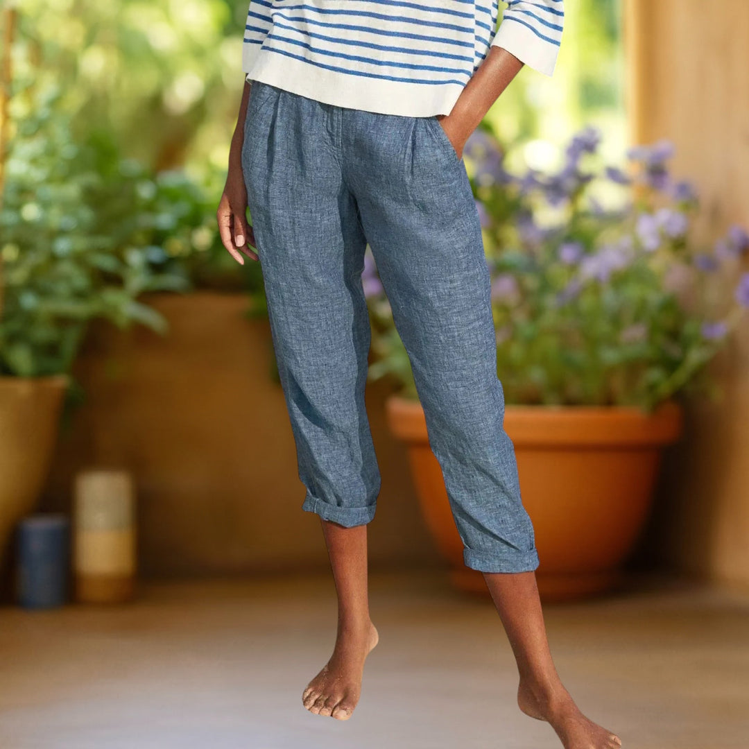 Celeste | Straight-Leg Cotton Trousers
