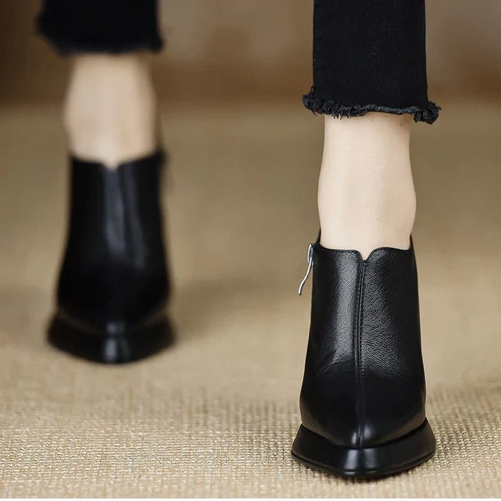 Anita | Leather Heels
