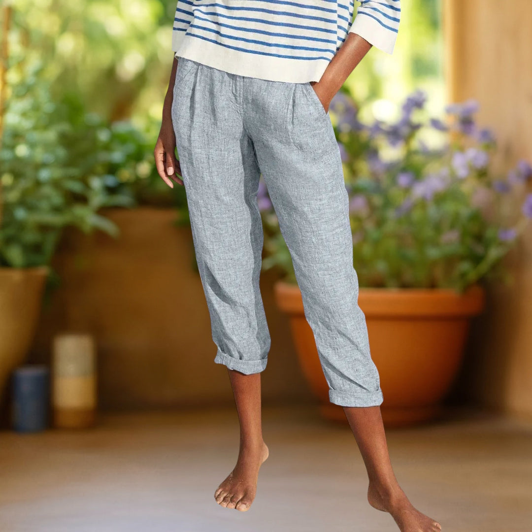 Celeste | Straight-Leg Cotton Trousers
