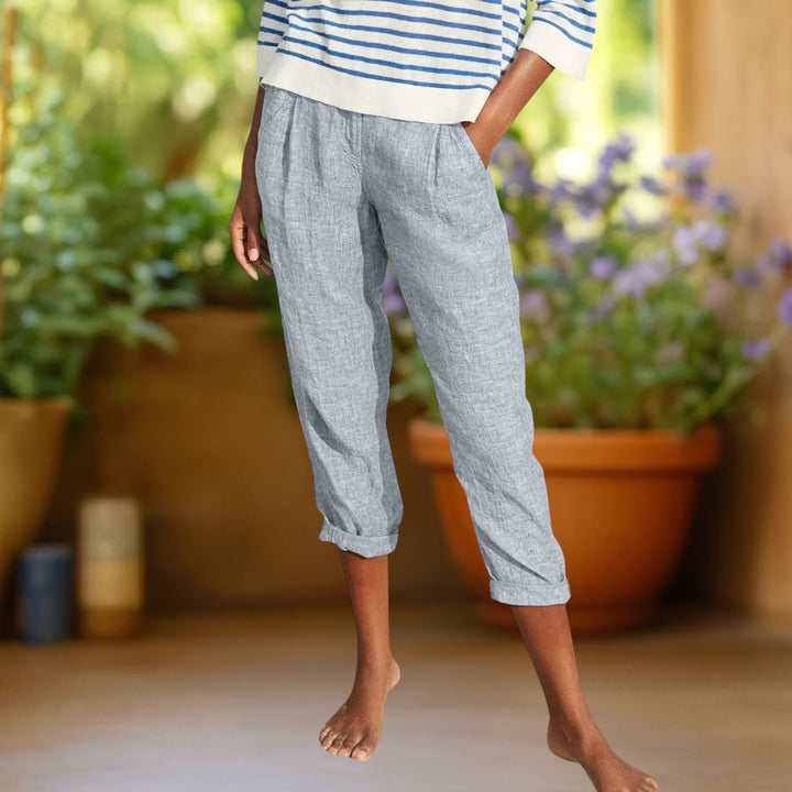 Celeste | Straight-Leg Cotton Trousers