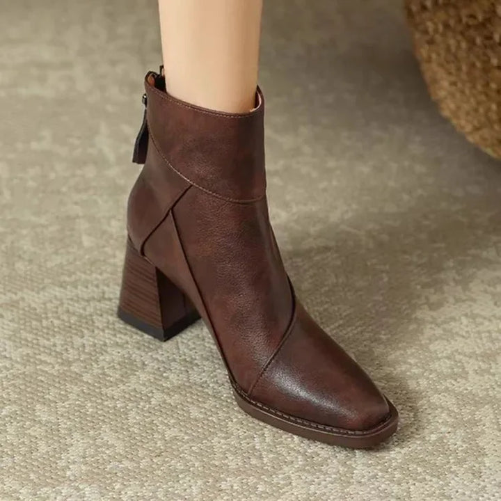 Adeline | Quilted Ankle Boots