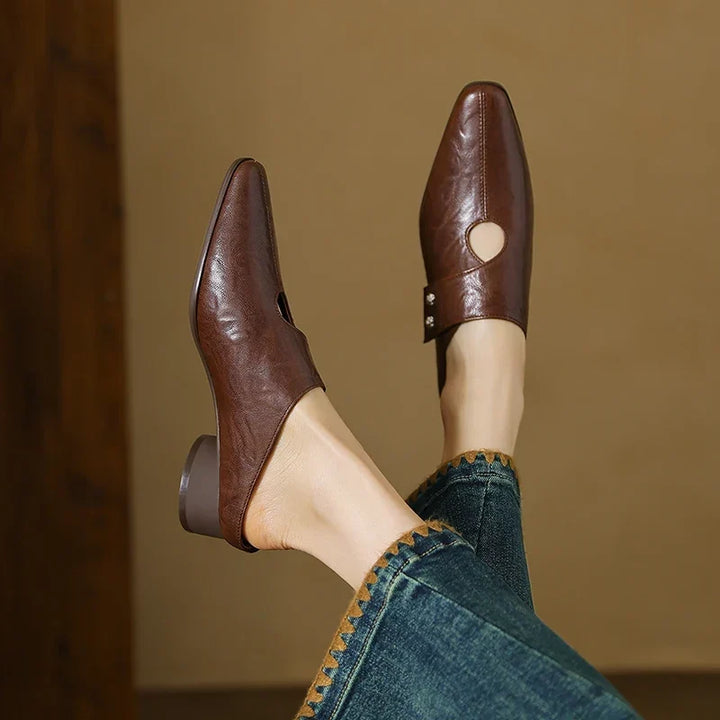 Olga | Genuine Leather Mules