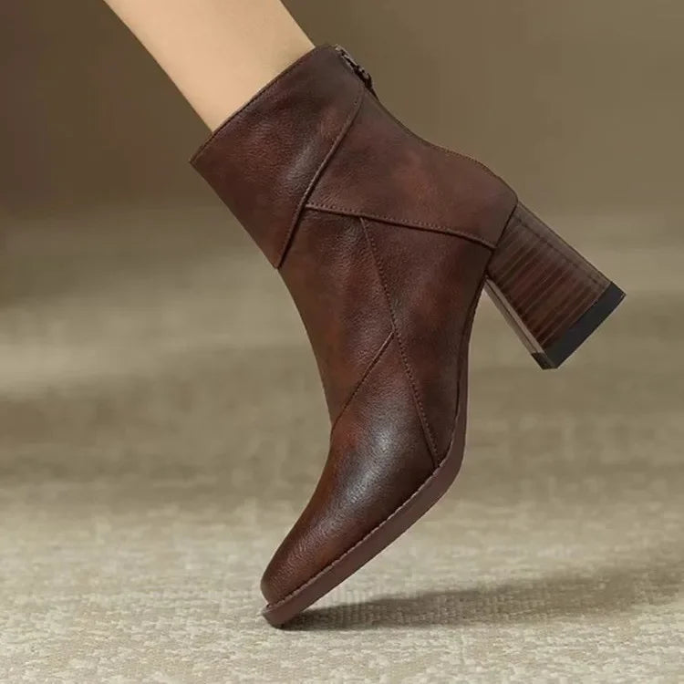 Adeline | Quilted Ankle Boots