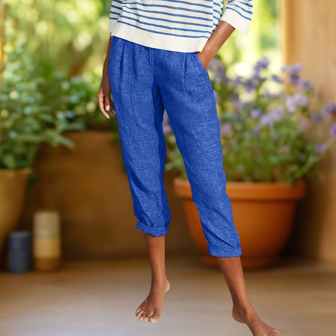 Celeste | Straight-Leg Cotton Trousers