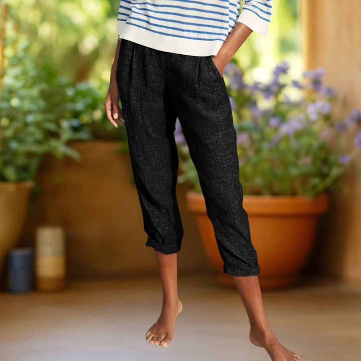 Celeste | Straight-Leg Cotton Trousers