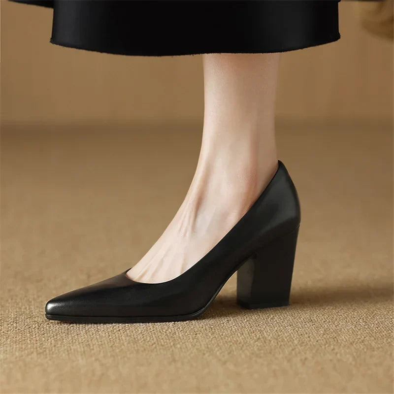 Zella | Genuine Leather Heels