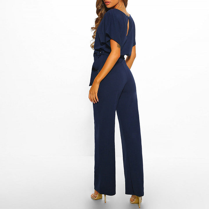 Casey | Jumpsuit with Adjustable Waist Tie Detail